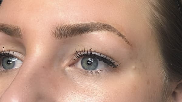 Permanent eyebrow sample image
